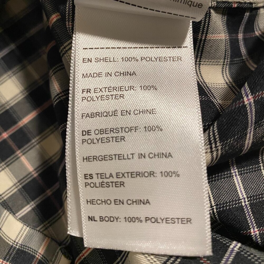 UNTUCKit Men's Button Down Plaid Long Sleeve Shirt, Size 3XL - Picture 6 of 6